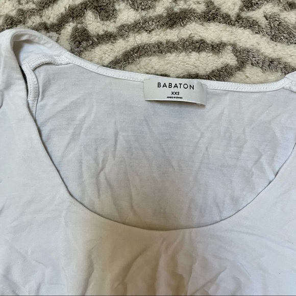 Aritzia Babaton White Crop Top - Picture 4 of 4